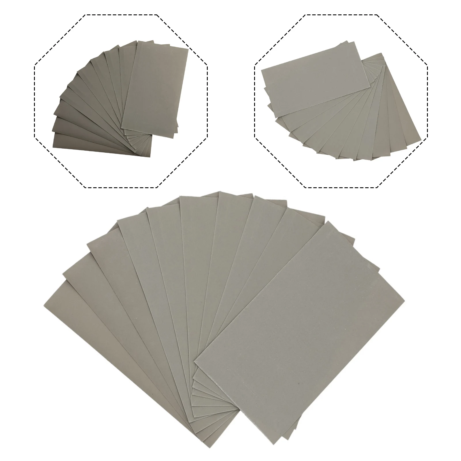 Juego de 10 Uds de papel de lija 400 600 3000 800 1000 1200 1500 2000 2500 papel de lija de grano papel de lija abrasivo agua/seco