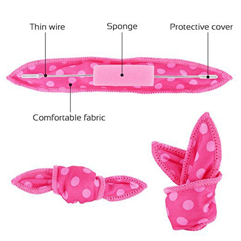 20 Pcs Cloth Hair Curlers Dots No Heat Sleeping Sponge Curls Roller for Long Short Thick Thin Hairs SMJ