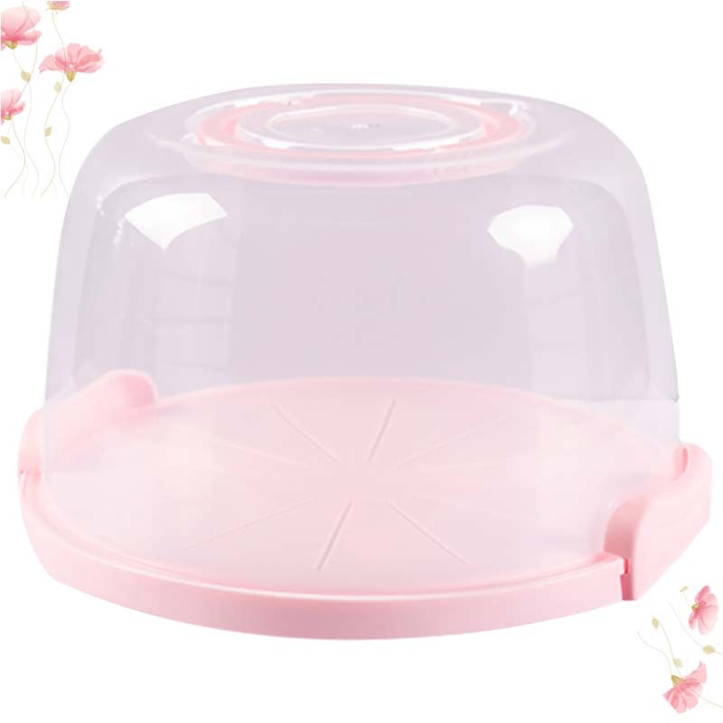 6/8/10 Inch Cake Carrier Portable Plastic Pastry Storage Box Dessert Container Cover Case Fruits Vegetables Storage Boxs