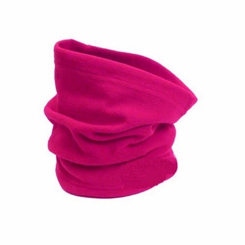 Polar Fleece Neck Tube Ear Warmer Gaiter Face Mask Headband Winter Thermal Warm Scarf for Camping Hiking Headwear Beanie Hat Cap: Rose Red