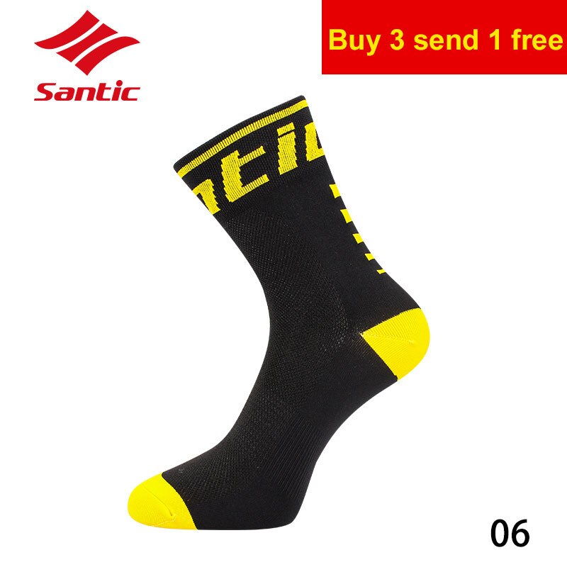 SANTIC pro Bike skarpety rowerowe mężczyźni kobiety skarpety sportowe antypoślizgowe oddychające skarpety trekingowe rowerowe wyposażenie do jazdy 13 Style: 06-1 pair