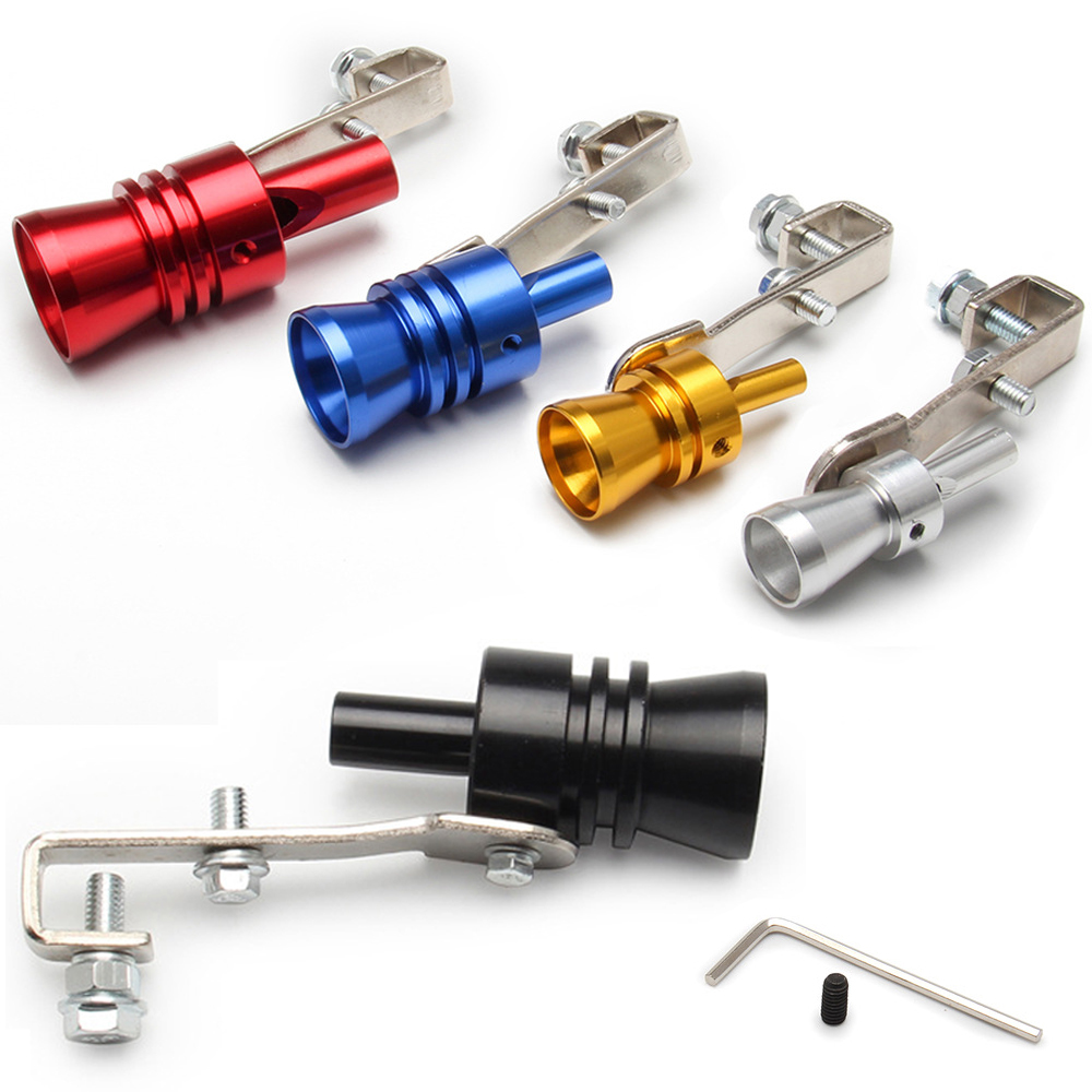 Universele Sound Simulator Auto Turbo Sound Whistle S/M/L/Xl Voertuig Refit Apparaat Uitlaatpijp Turbo geluid Fluitje Auto Turbmuffler
