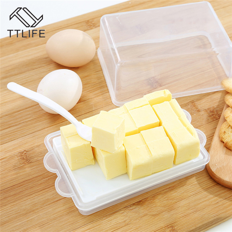 Beurrier boîte conteneur Transparent plastique boîte de rangement fromage serveur stockage gardien plateau avec couvercle plateau à fromage outils de cuisine