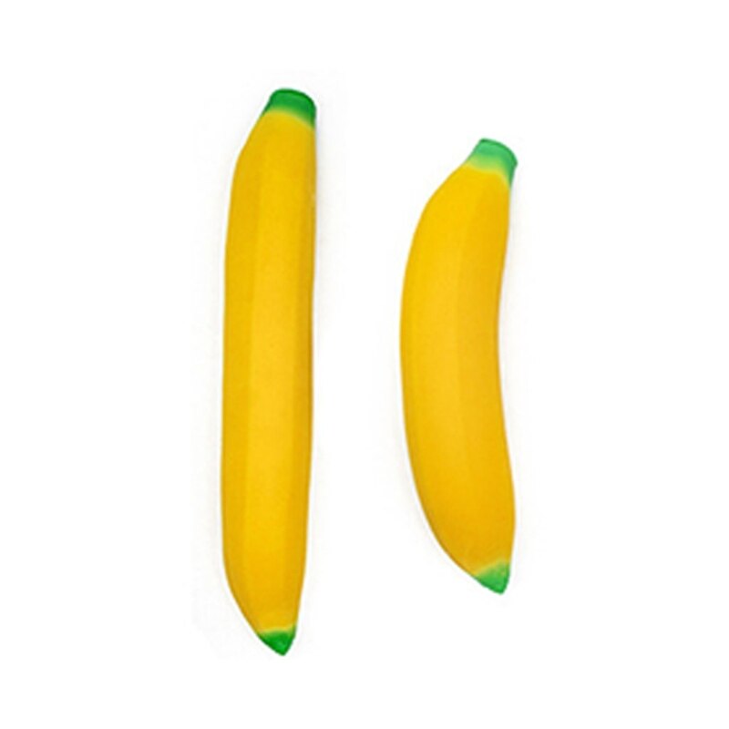 Simulatiefruit, fidget banaan, knijpspeeltje voor ontspanning en stressverlichting