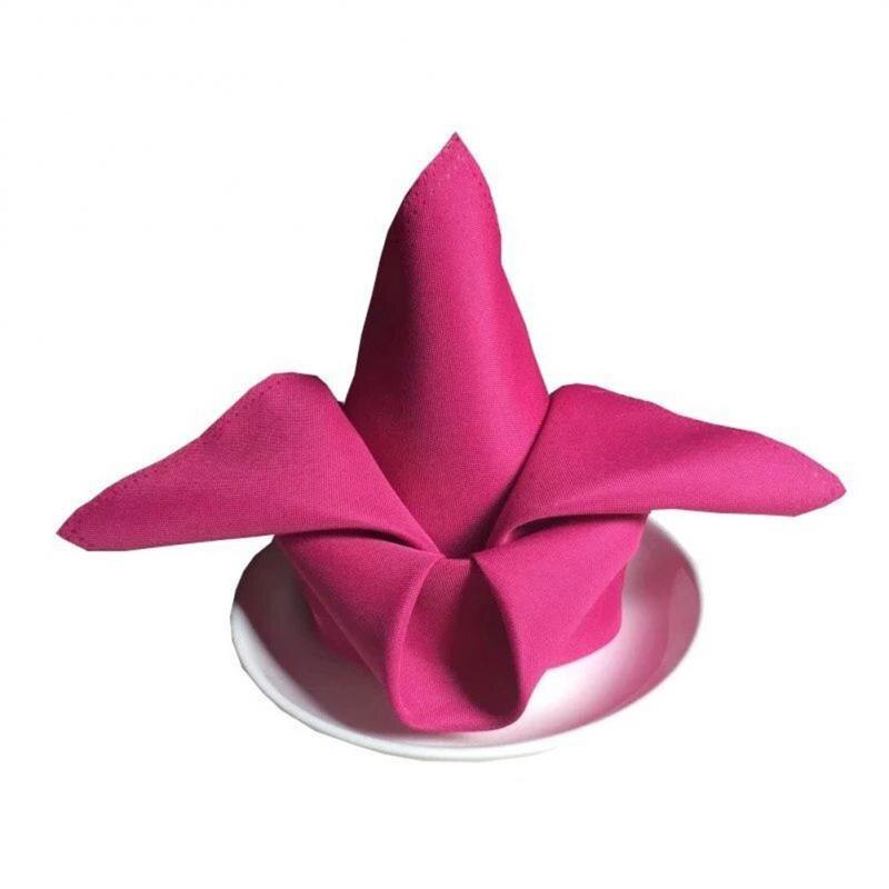 Serviettes de Table en tissu Polyester multicolore, 10 pièces, fournitures de décoration pour Restaurant, dîner, Banquet, mariage, fête occidentale: 10 10PCS
