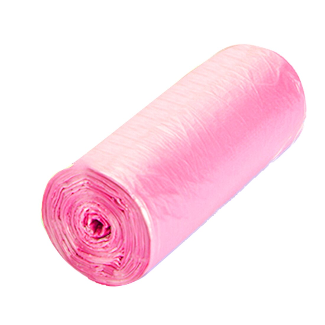 Foldable Kitchen Hanging Trash Can Folding Waste Bin Wall Mounted Trashcan Portable Trash for Bathroom Toilet Waste Storage: 1 ROLL PINK