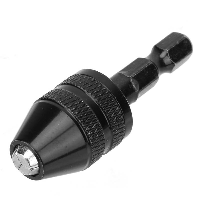 Portabrocas sin llave, rango de sujeción de 0,3-3,6/6,5mm, Portabrocas sin llave, convertidor de cambio rápido, adaptador, herramienta