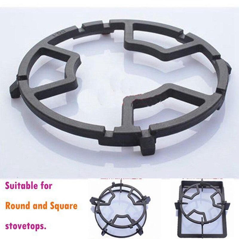 3 pièces en fonte Wok Pan Support Support Support pour brûleur cuisinière à gaz