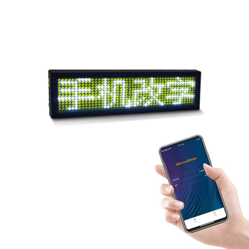Bluetooth LED Name Abzeichen Preis Tag Restaurant Shop Ausstellung Nacht Club Hotel Digitale WILLKOMMEN Signage Led Abzeichen Clip Insignia: Bluetooth White