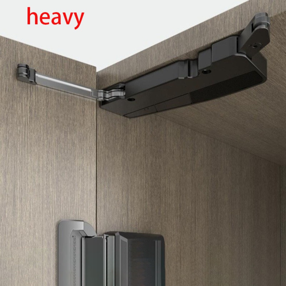 One-touch Opening Push To Open Cabinet Catches Soft Opening System Free Handle Hidden Cabinet Handles Quiet Operation Adjustable: Bronze