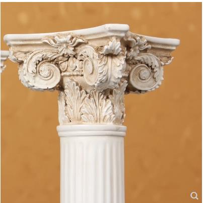 European retro Roman column model crafts, home accessories, resin furnishings, shooting props