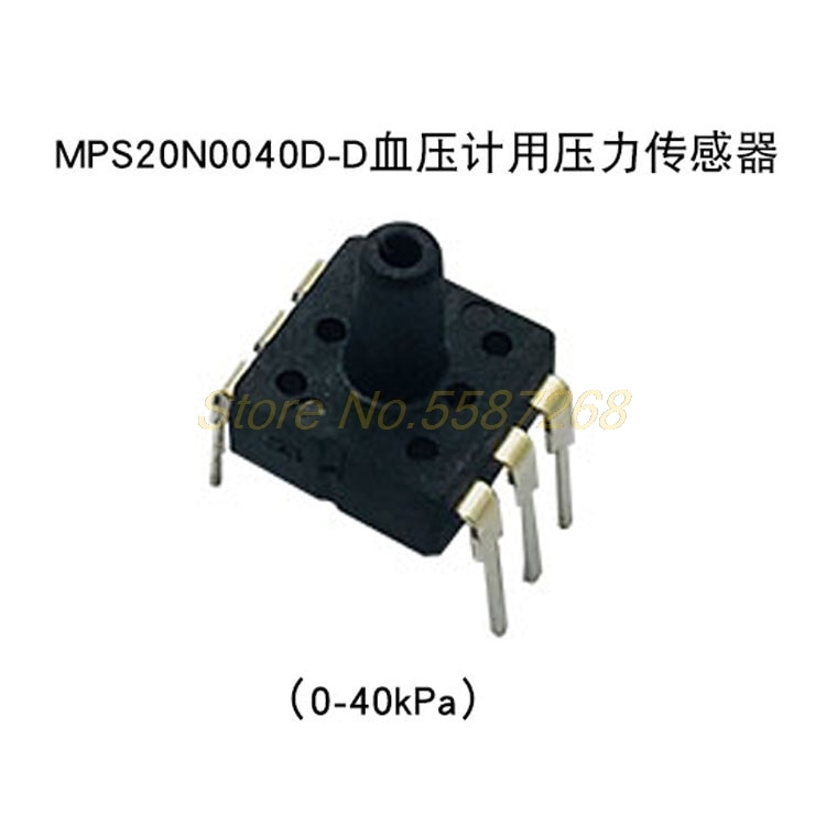 Medidor de presión arterial MPS20N0040D-D, sensor de presión 0-40kPa DIP-6 para Arduino Raspb, esfigmomanómetro electrónico, presión de aire, 5 uds.