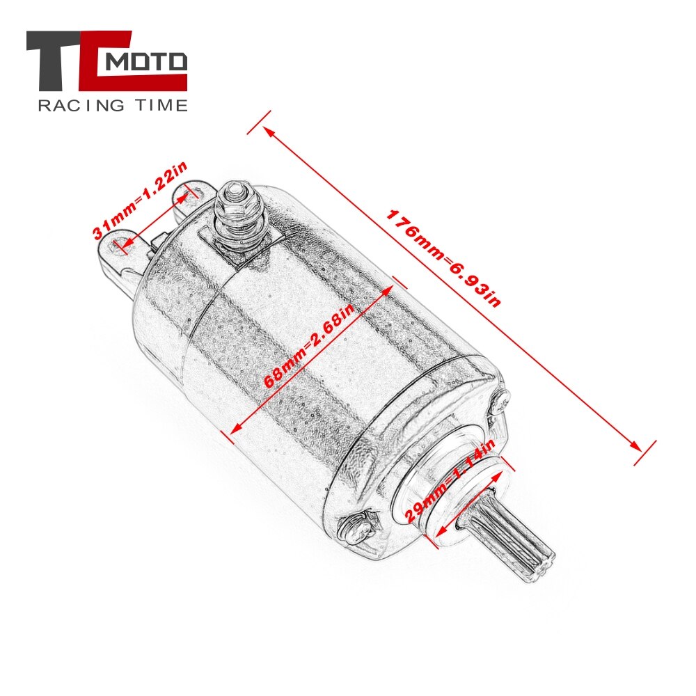 Démarreur de moto démarreur de moteur électrique pour piaggio x9 250 2000-2003 Peugeot SV 250 2001-2002 démarreur de moto
