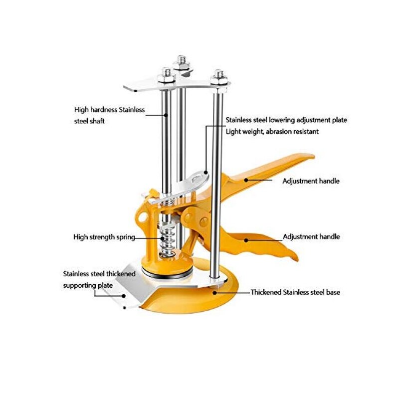 Upgrade Wall Tile Locator Tile Height Adjustment Top Device Manual Lifting Positioning Leveler Padding Bricklayer Paving