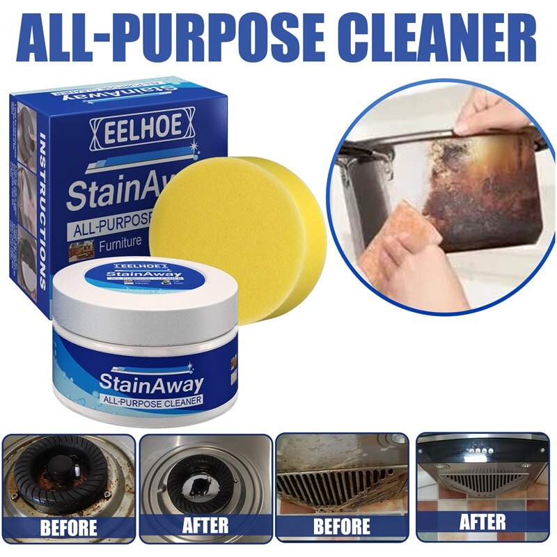 Kitchen Heavy Oil Cleaning Cream Multi-purpose Cleaning Pot And Bowl Rust Remover Fabric Wood Floor Cleaning Cleaning Cream