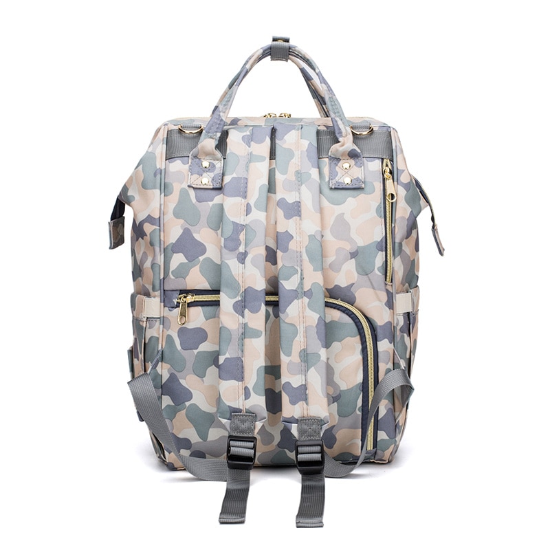 Camouflage Sacchetto Del Pannolino Del Bambino Mummia Maternità Sacchetto per il Bambino Pannolino Borse di Grande Capacità Degli Uomini Stampati Sacchetti di Cura Del Bambino di Cura