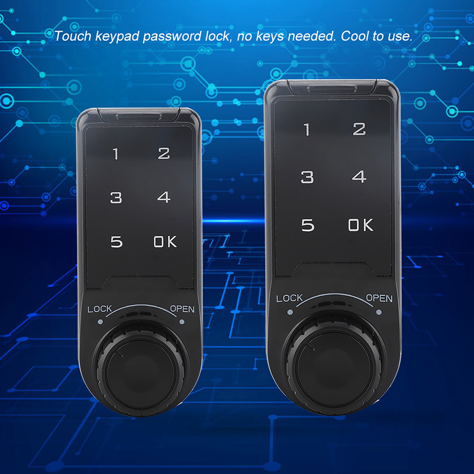 Cabinet Coded Lock Touch Keypad Password Key Access Lock Digital Electronic Security Cabinet Coded Locker