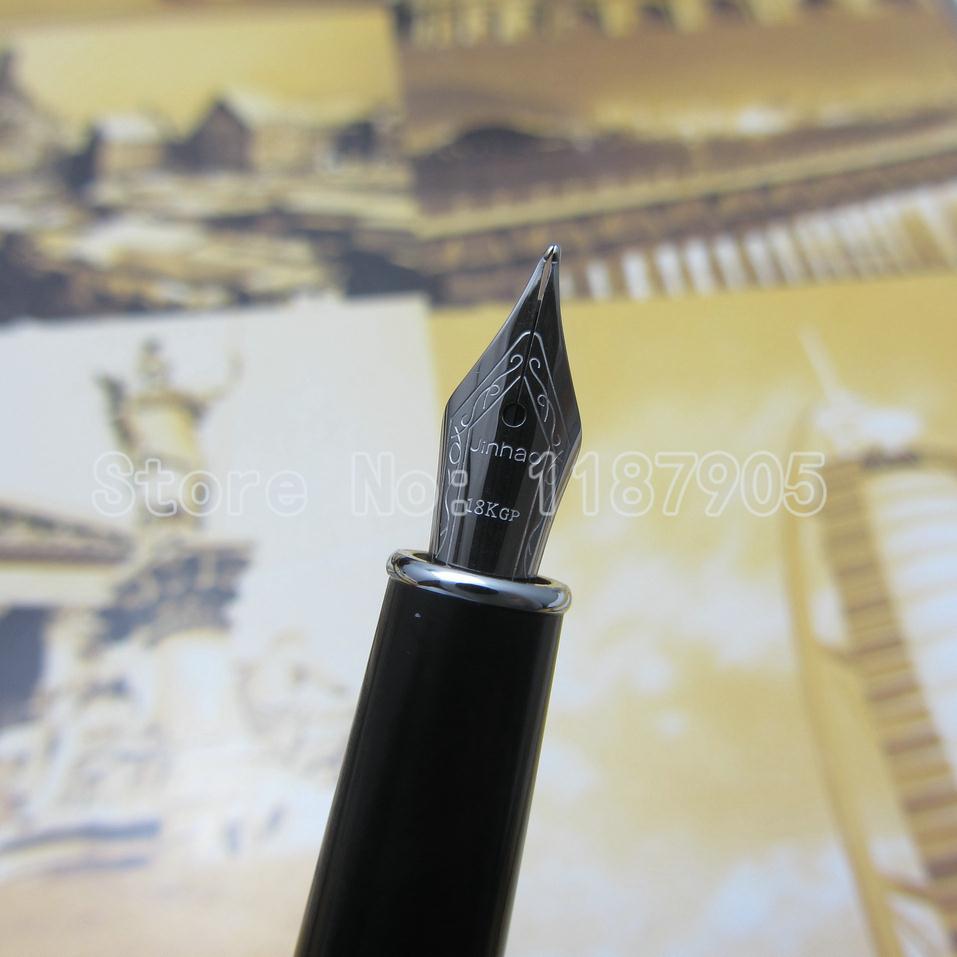 Deep Sea Bright Pearl Shell Jinhao Fountain Pen 18KGP M Nib pen