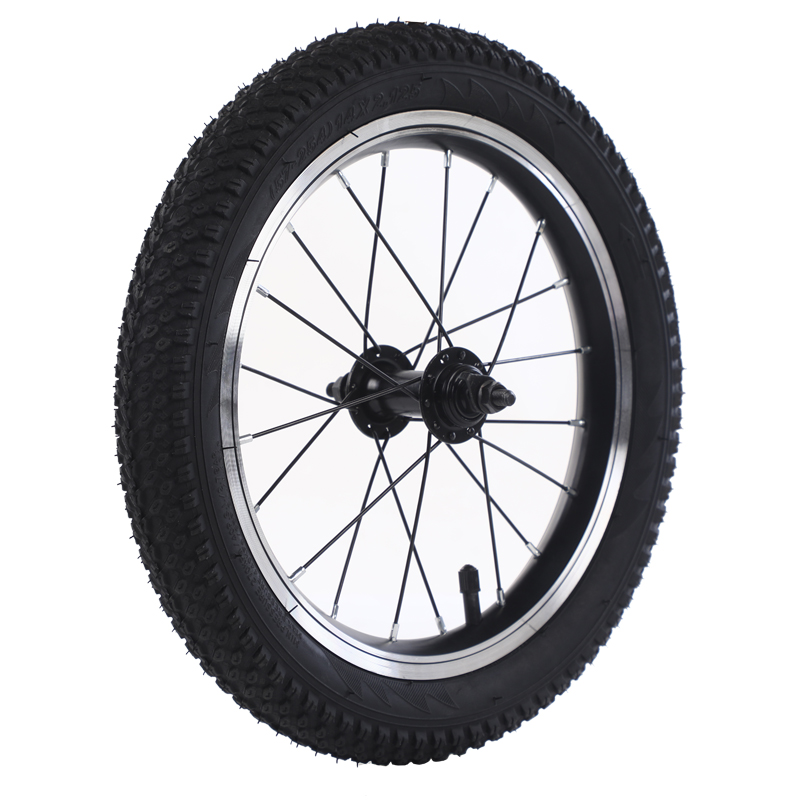 Kinderen Fiets Wielen Kinderwagen Voorwiel Achterwiel Complete Set 12 14 16 18 20 Inch Wiel Vergadering