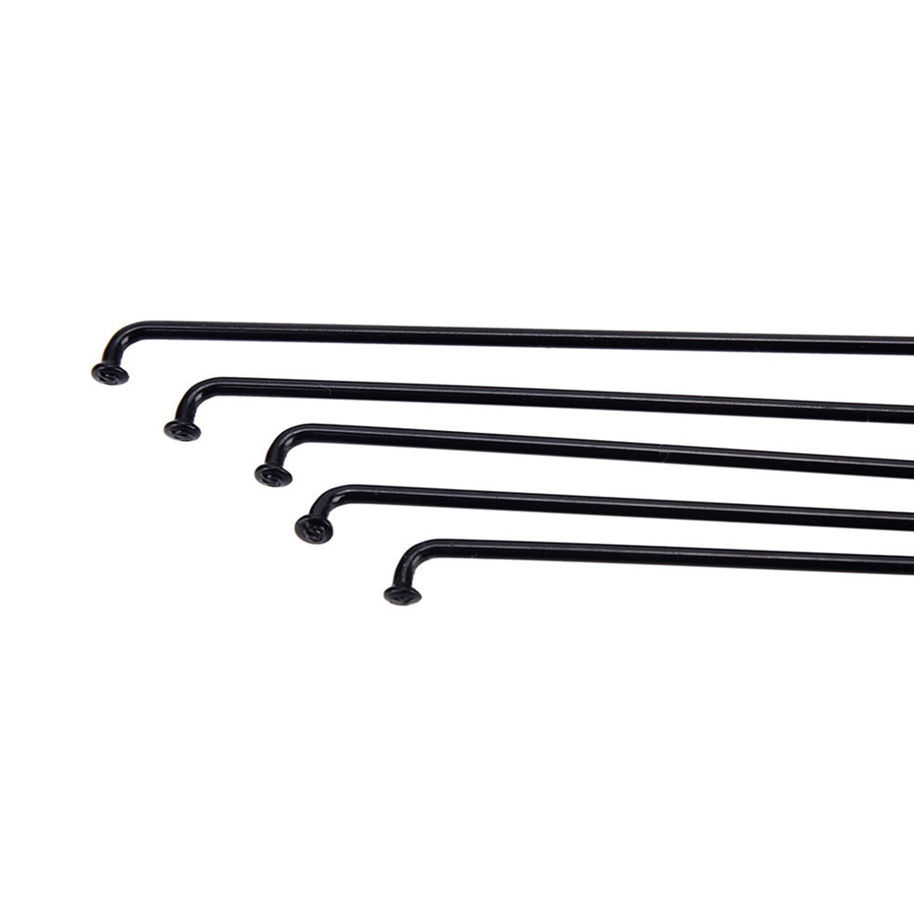 Mountain Road Bike Steel Spokes Black Colour High Strength Stainless Steel Bicycle Spokes 170/255/286mm