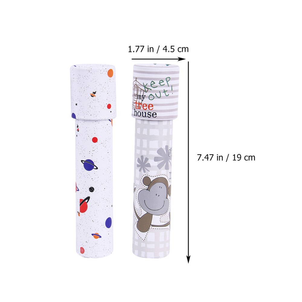 5Pcs Interactive Rotating Kaleidoscope Educational Plaything (Random Style)