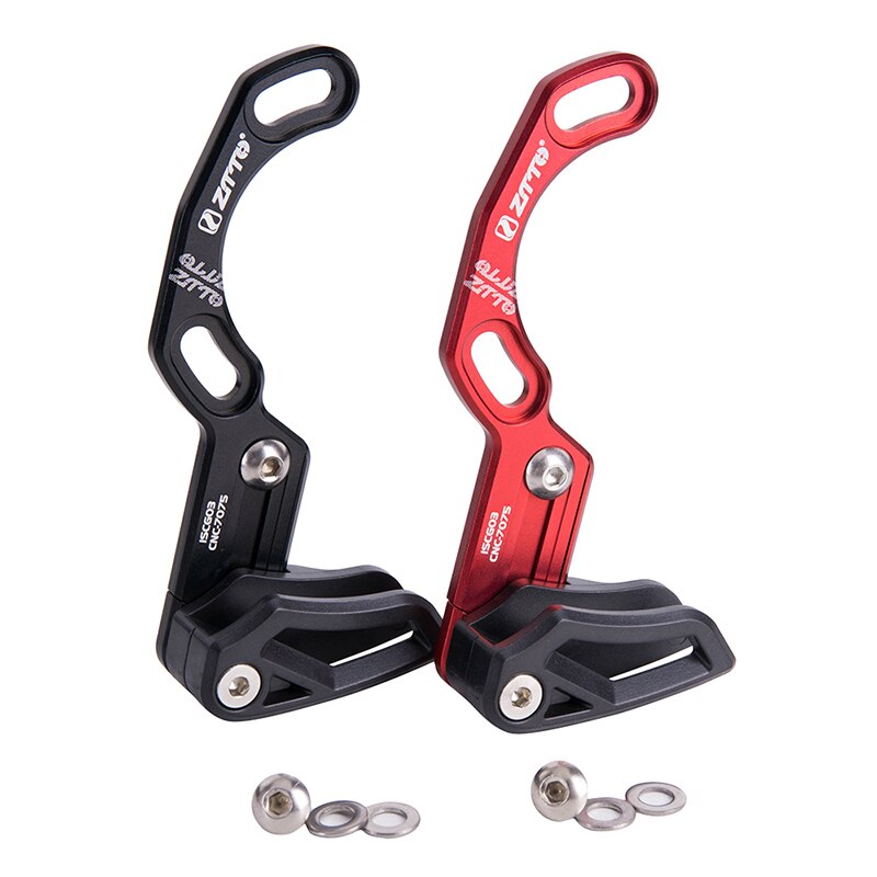 Guía para cadena bicicleta de montaña de aleación de aluminio de montaje CNC marcha única de tensor de cadena MTB bicicleta accesorios