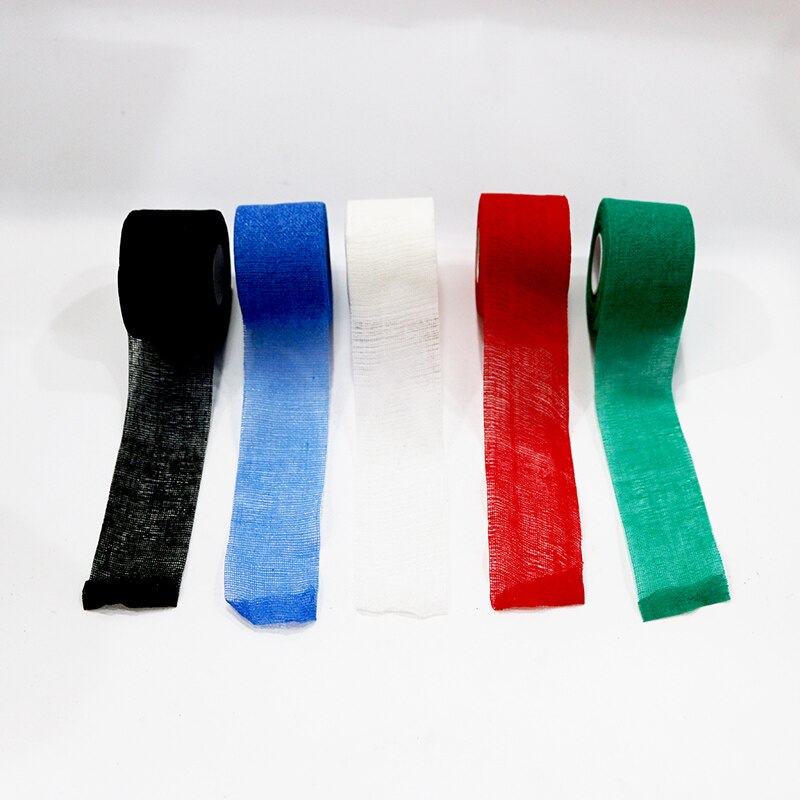 5 ruller/parti 3.8 cmx 9.1m gasbind golftape g-tape ishockey grip tape godt grep for hockeyhansker hindrer sovetape