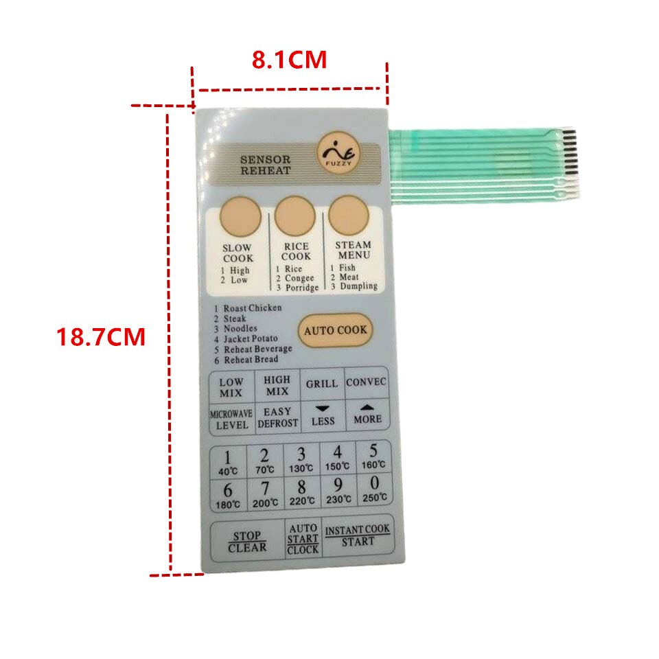 good Suitable for Sharp microwave oven accessories panel switch R-7H55 (G) FA594 panel part