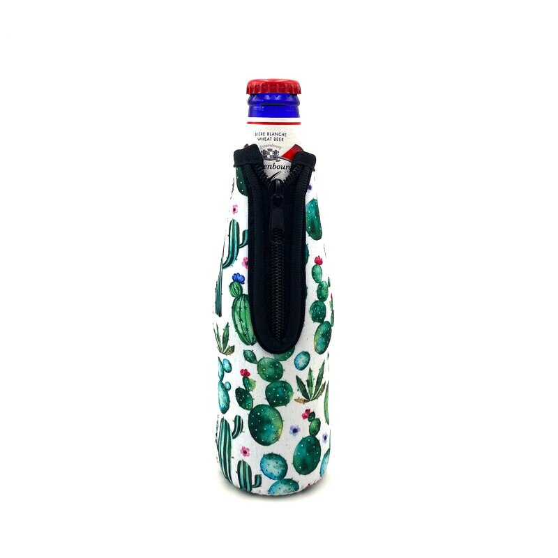 6 Stuks 330Ml 12Oz Bierfles Koeler Mouw Neopreen Rits Mouw Gestikt Geïsoleerde Bierfles Covers