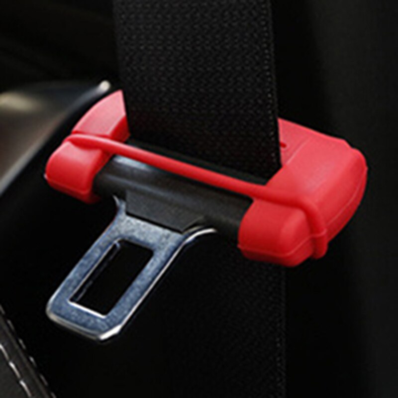 2 stks Autogordel Gesp Covers Padding Anti Kras Silicon Interieur Pad Gesp Protector Seat Riemen Padding Auto Accessoires