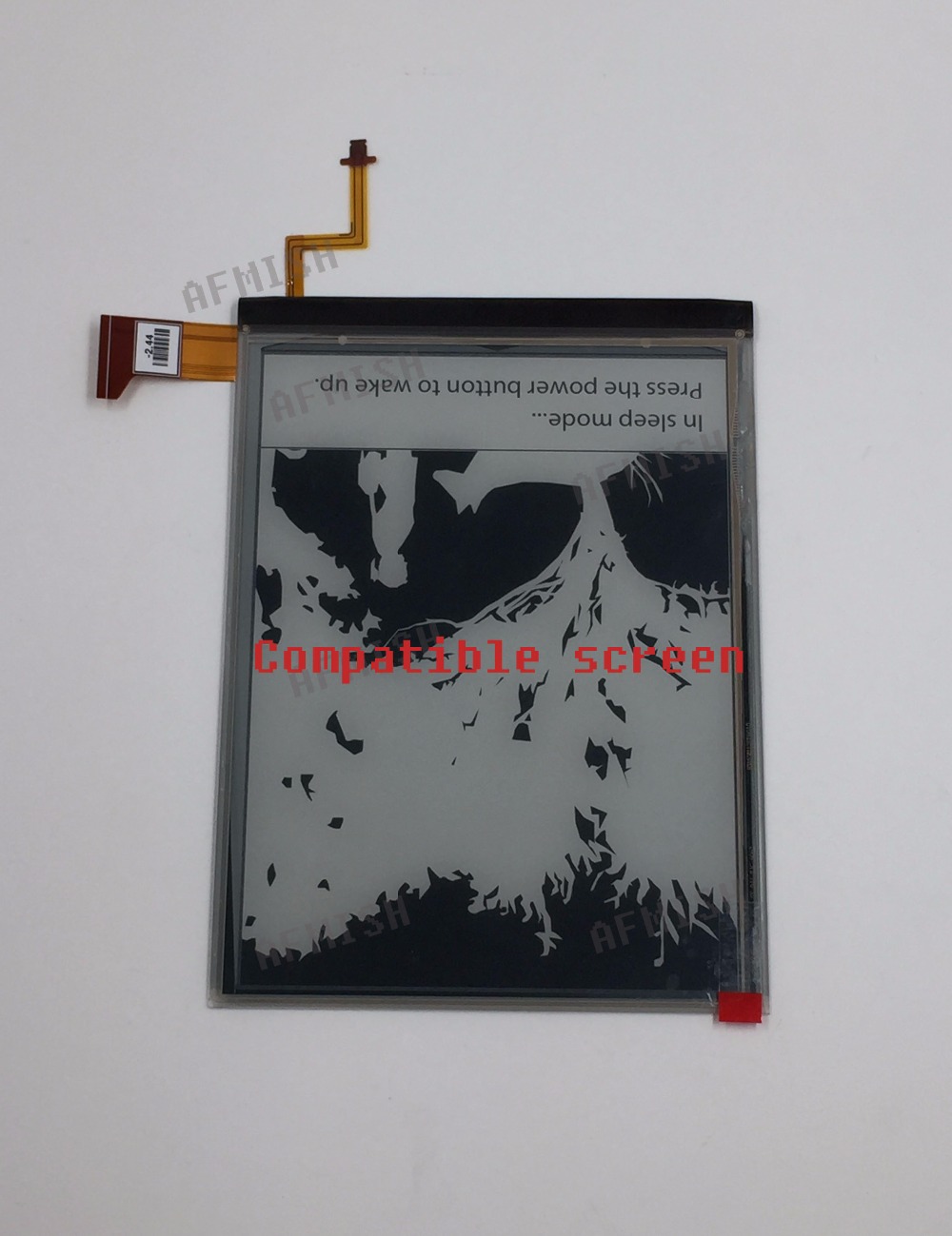 100% eink LCD Display screen for DIGMA R658 with backlight no touch screen is matte 1024*758