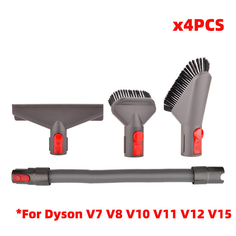 kit di fissaggio per organizer per supporto per spazzole per Dyson V10 V8 V7 V11 V15 kit tubo flessibile per spazzole per auto + barca: Luce Verde