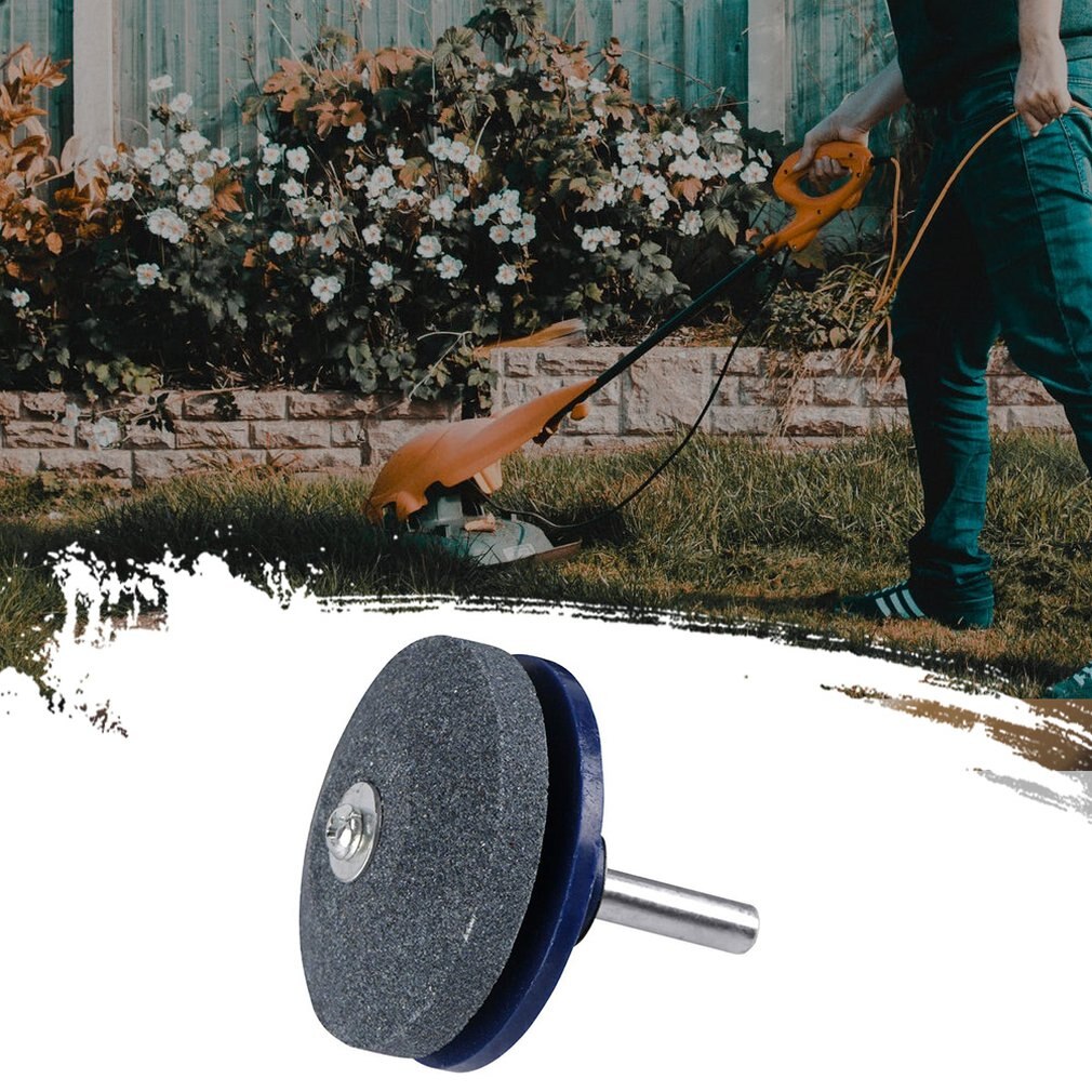 50mm Rasenmäihr Spitzer Rasenmäihr Klinge Spitzer Universal- Schleifen Dreh Bohrer schneiden Messer Schärfen Stein Werkzeuge Garten