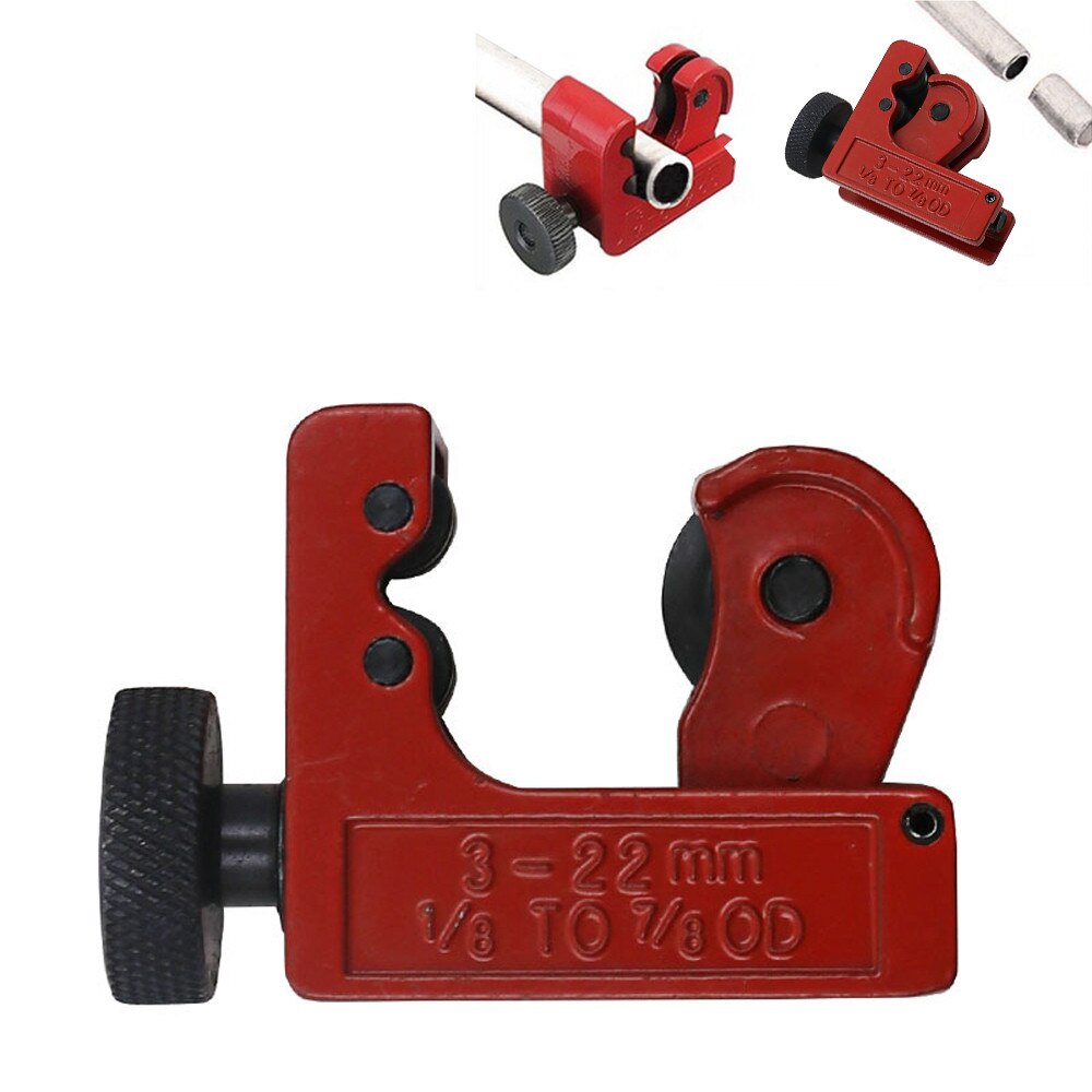 Mini Tubing Cutter Copper Pipe Plumbing Brake Line Cutting Plastic PVC Brass CD