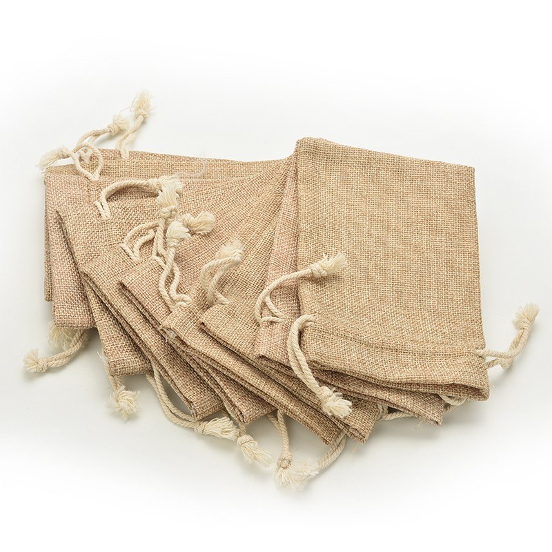 6 größen Mini Jute Kordel Säcken Hochzeit Gefälligkeiten Party Weihnachten Schmuck Hessischen Sack Beutel Verpackung Lagerung Tasche