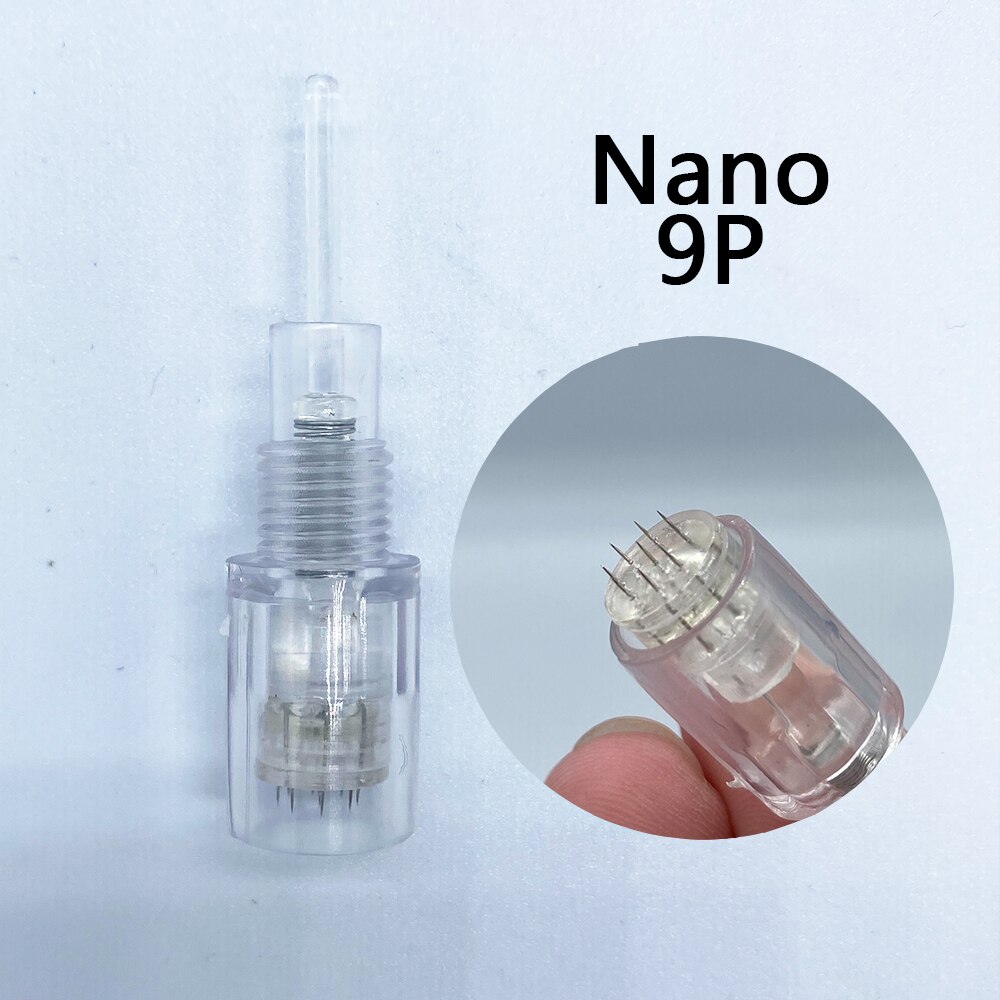 Permanent makeup nålar tatuering maskin ögonbryn läppar nålar: 9 stift  x 10