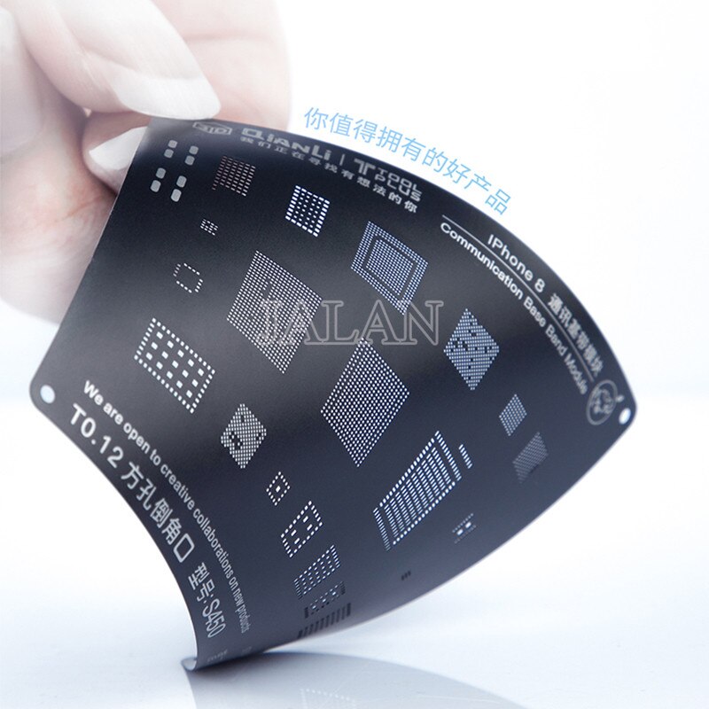 Qianli 3D Bga Reballing Stencil Plating Tin Reparatie Voor Android MSM8909 MSM8916 MSM8917 MSM8937 MSM8939 MSM8940 MSM8953