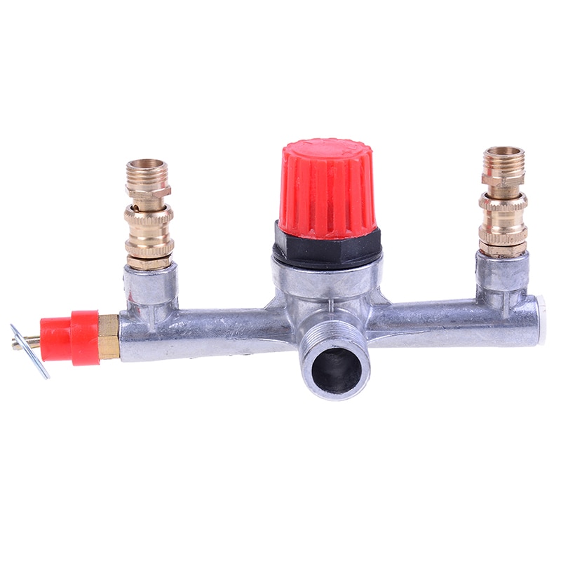 1 pc PSI Small Air Compressor Pressure Switch Control Adjustable Air Regulator Valve Compressor Four Holes