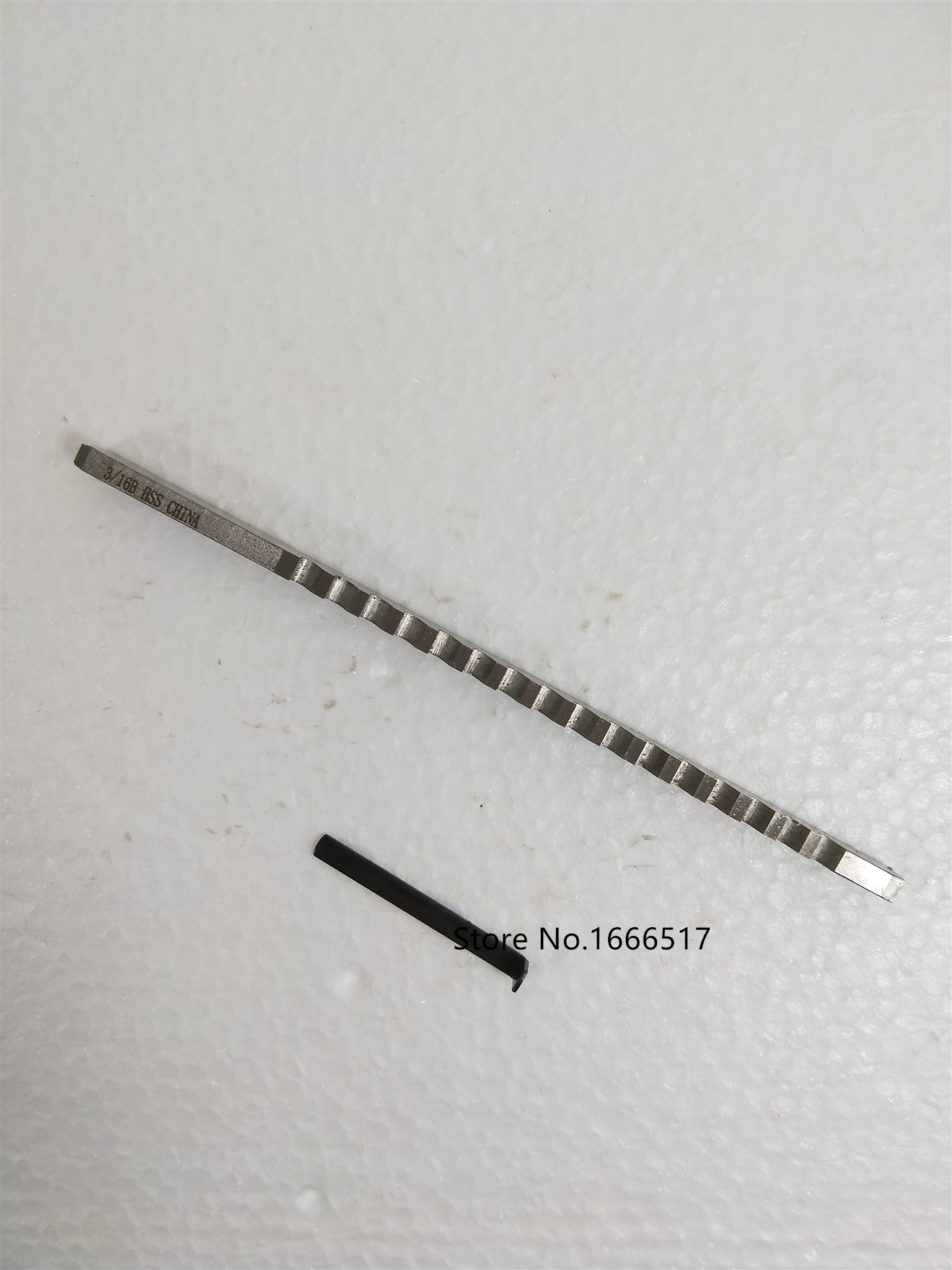 Outil de coupe HSS pour machine à brosser les métaux, acier à grande vitesse, 3/16 B