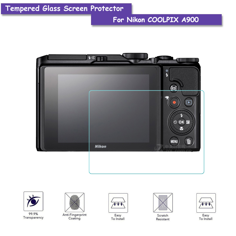 9 H Gehard Glas LCD Screen Protector Real Glas Schild Film Voor Nikon COOLPIX A900 Camera Accessoires