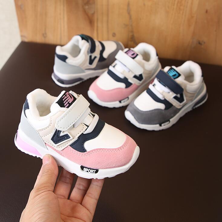 Kinderschoenen baby jongens meisjes kinderen casual warme sneakers ademend zacht hardloop sportschoenen maat 21-30 tennisschoenen kinderen