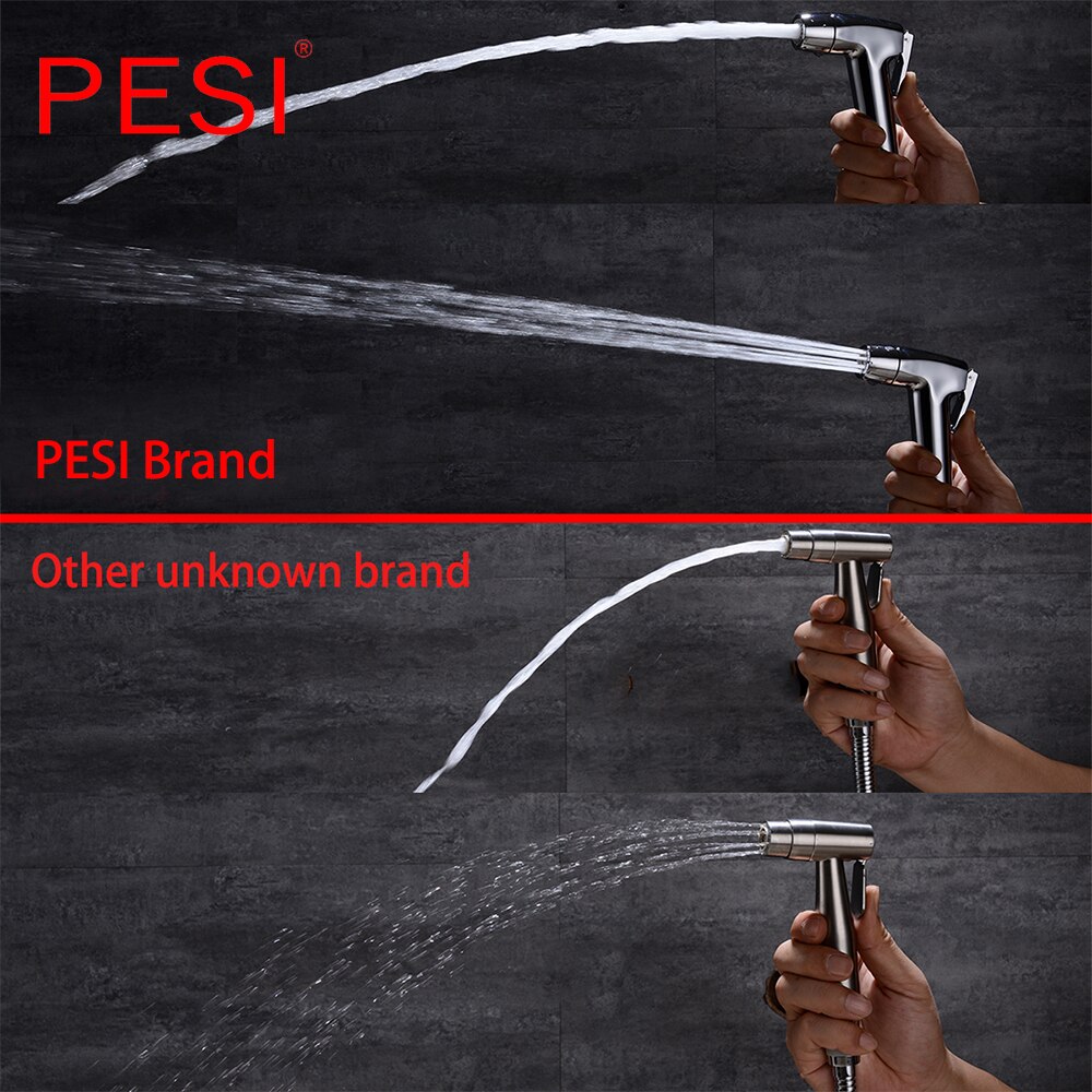 Toilet Shattaf Cleaning Bidet Sprayer set HandHeld Easy Install ABS Pet Shower Diaper Home Wash Bathroom Seat Nozzle Attachment.