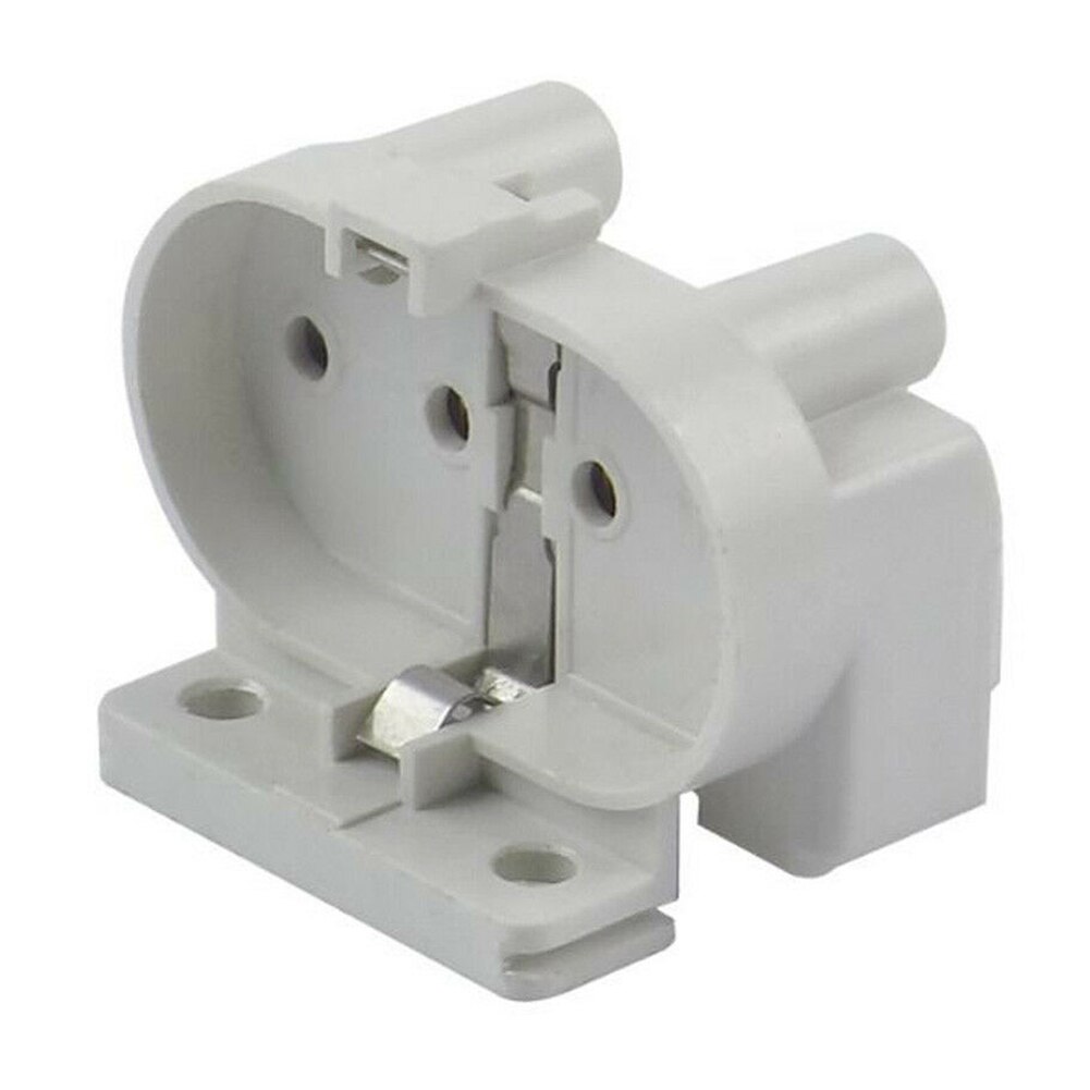 Soporte de luz adaptador de enchufe duradero 2G11 Base de lámpara de tubo hogar 2 A conector de fácil instalación 4 pines 250 V blanco