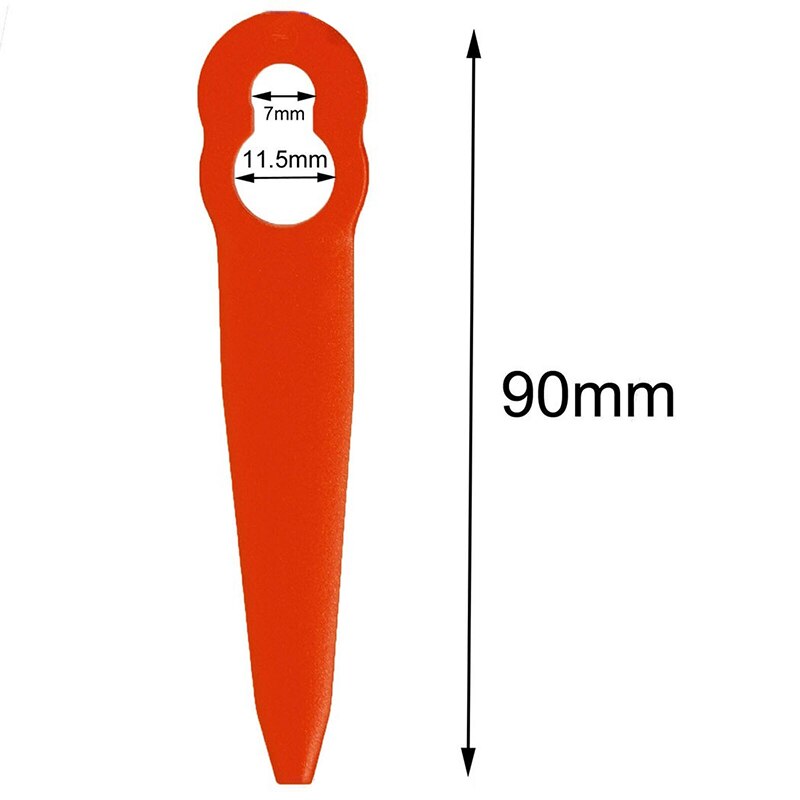 20Pcs Grasmaaier Reparatie Plastic Messen Accessoires Voor Stihl Fsa 45 Draadloze Strimmer Gras Trimmer Ondersteuning Reparatie Onderdelen