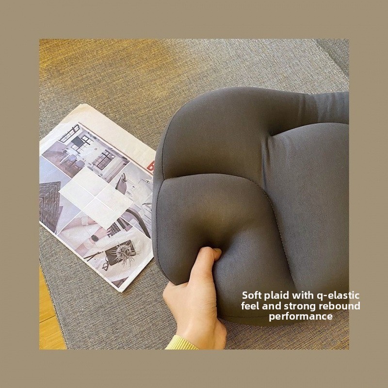 Almohada ergonómica de espuma viscoelástica para soporte de cabeza y cuello, cojín de masaje multiposición para relajación y alivio de la postura en forma de huevo)