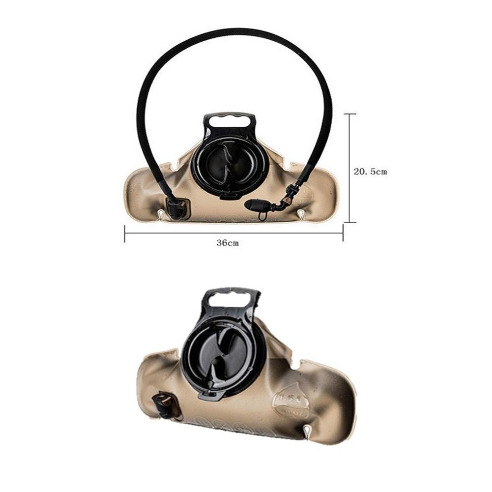 draussen Klettern TPU Wasser Tasche Crus-widerstand Verdicken Reiten Wasser Sack 1,5 L Tragbare Faltbare Wasser Tasche