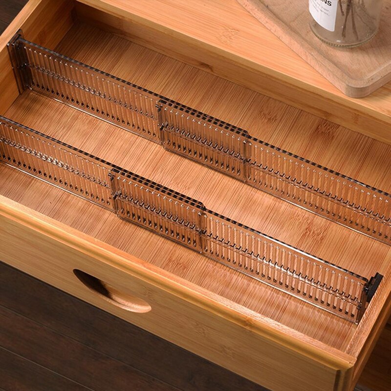 8 Pcs Verstelbare Lade Verdelers Diy Opbergkast Partitie Divider Voor Rommel Keuken Bestek Organisator Separator