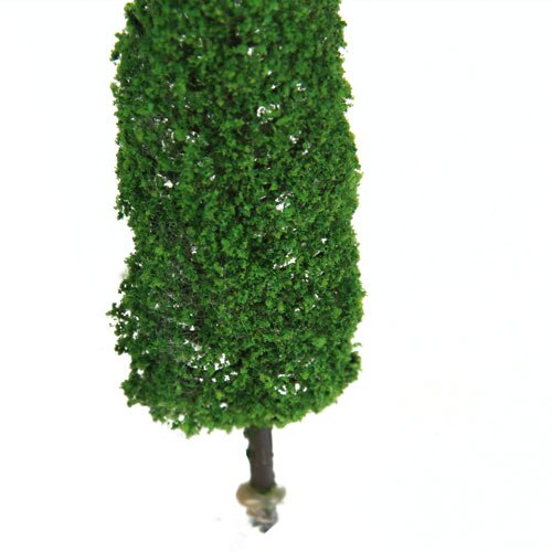 6 Mixed Height Cypress Model Trees Park Street Diorama Scenery Layout