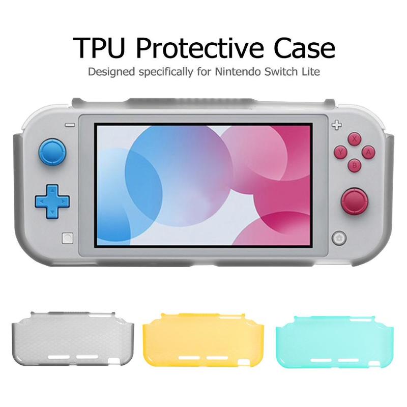 Transparent PC Protective Case Crystal Clear Back Cover for Nintend Switch Lite Classic Colors and Simple Durable