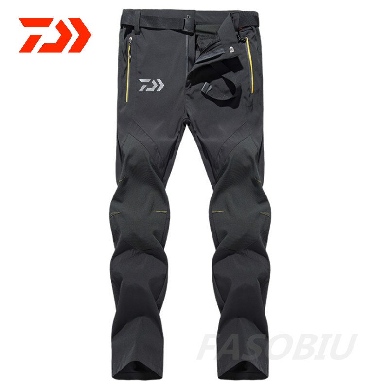 Daiwa-pantalon de pêche de grande taille, été léger, extensible, pour faire de randonnée en plein air, pour la pêche en plein air, à séchage rapide, respirant, Charge: 01 / 4XL